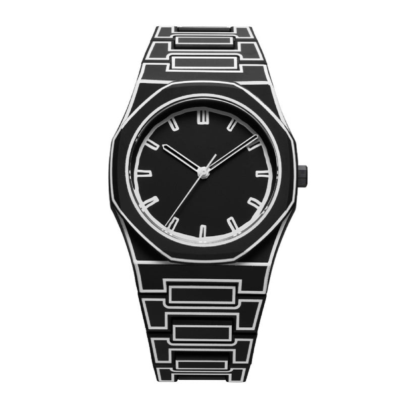 Arabic Numeral Quartz Watch, Waterproof & Casual