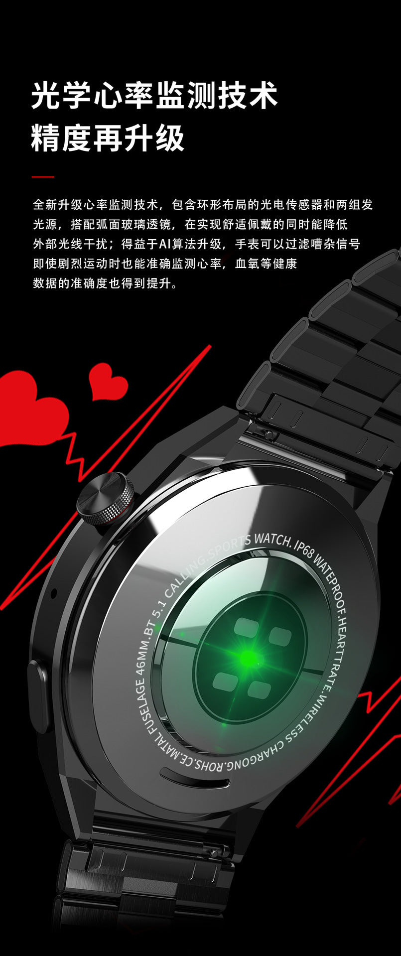 Smart Sports Watch – Heart Rate, BP, Bluetooth Call