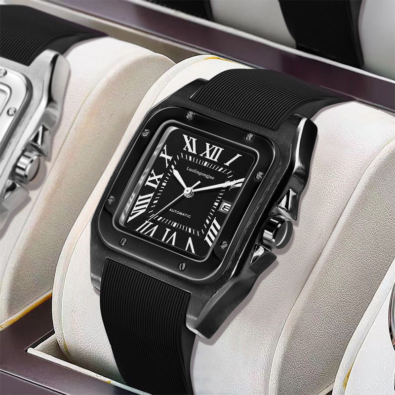 Men's Skeleton Automatic Mechanical Watch, Waterproof