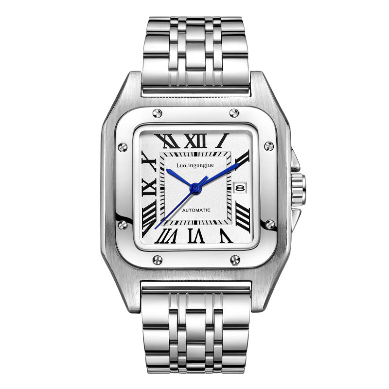 Men's Skeleton Automatic Mechanical Watch, Waterproof