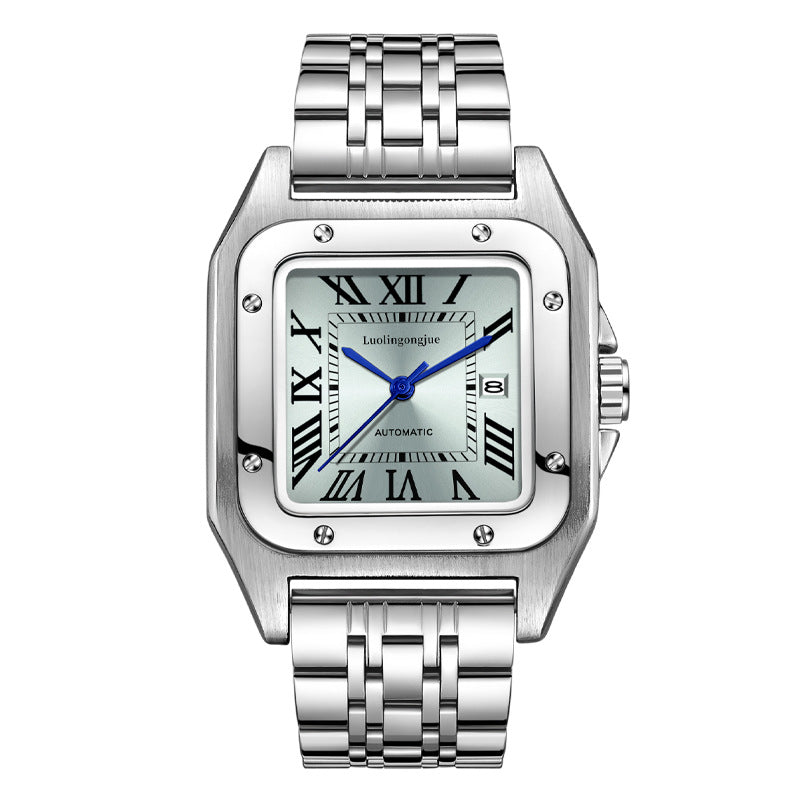 Men's Skeleton Automatic Mechanical Watch, Waterproof