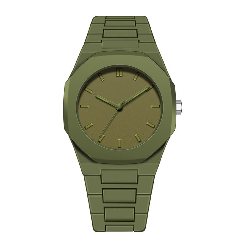 Arabic Numeral Quartz Watch, Waterproof & Casual