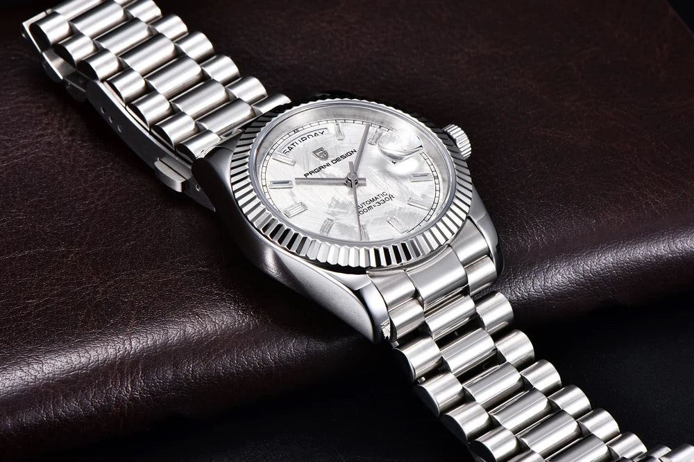 PAGANI DESIGN Automatic Watch — Double Calendar, Sapphire Crystal