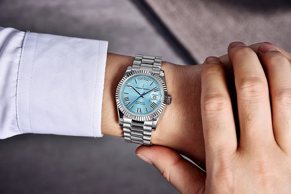 PAGANI DESIGN Automatic Watch — Double Calendar, Sapphire Crystal