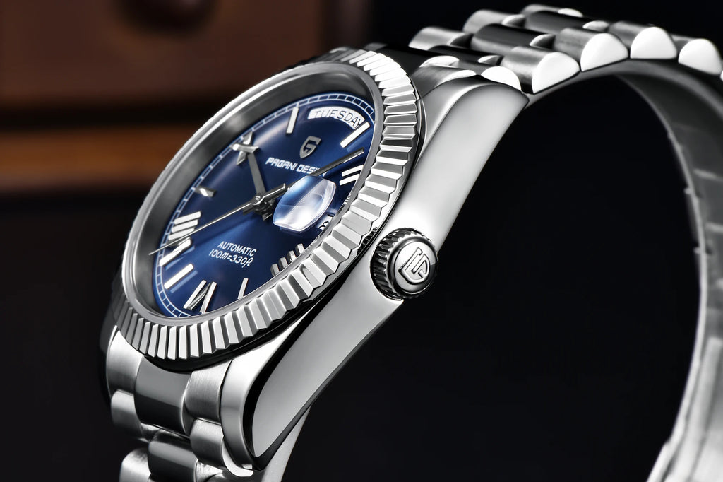 PAGANI DESIGN Automatic Watch — Double Calendar, Sapphire Crystal