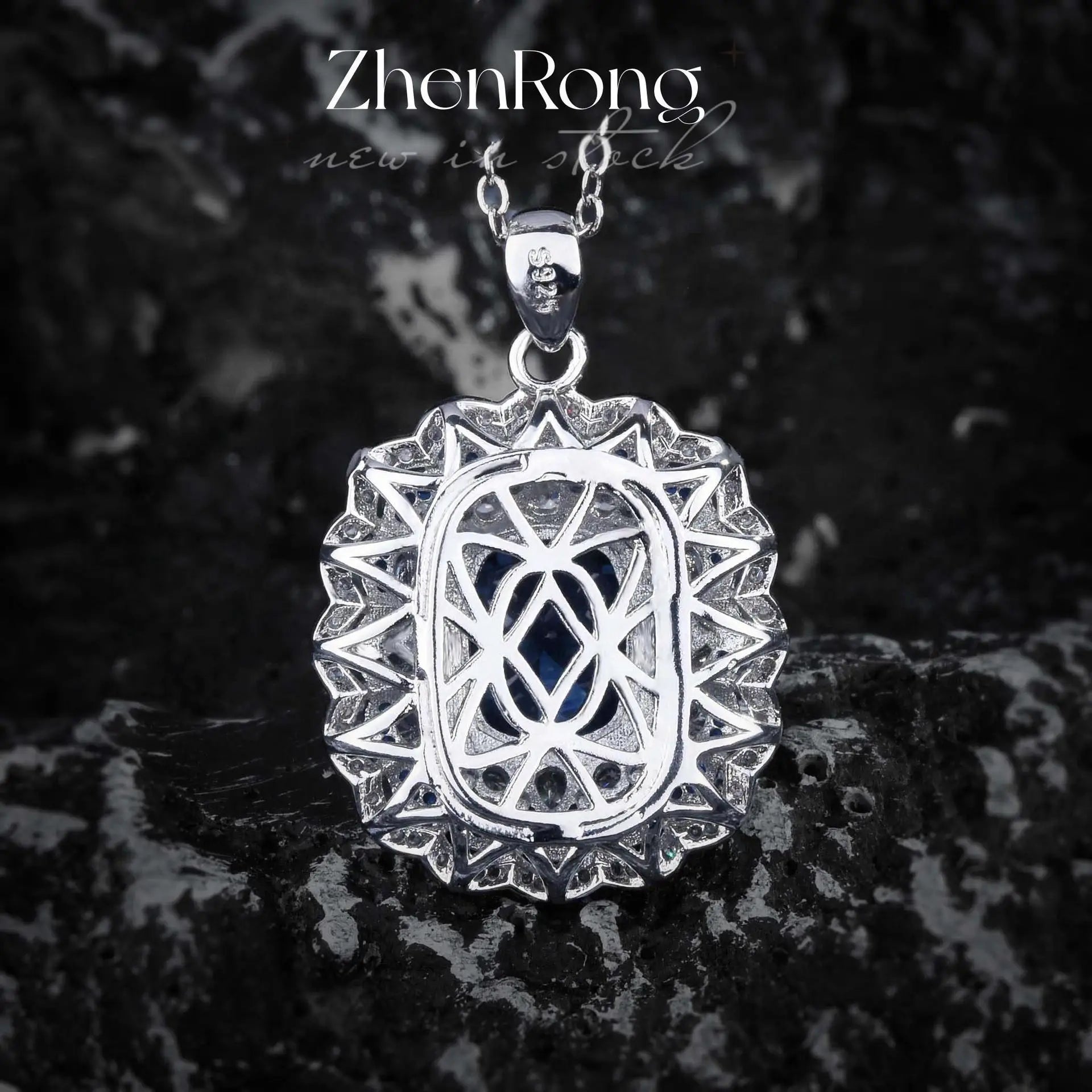 Royal Sapphire-Style Wedding Jewelry Set
