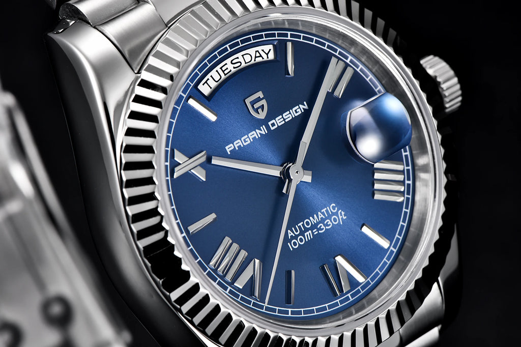 PAGANI DESIGN Automatic Watch — Double Calendar, Sapphire Crystal
