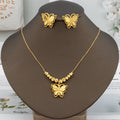 Italy Gold Plated Jewelry Set – Earrings & Necklace