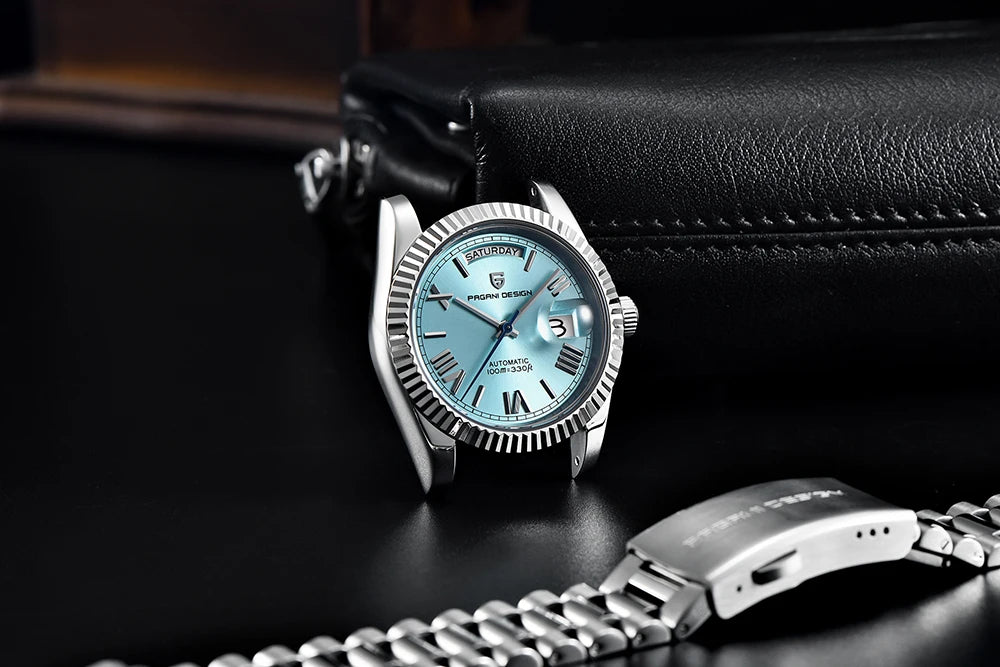 PAGANI DESIGN Automatic Watch — Double Calendar, Sapphire Crystal