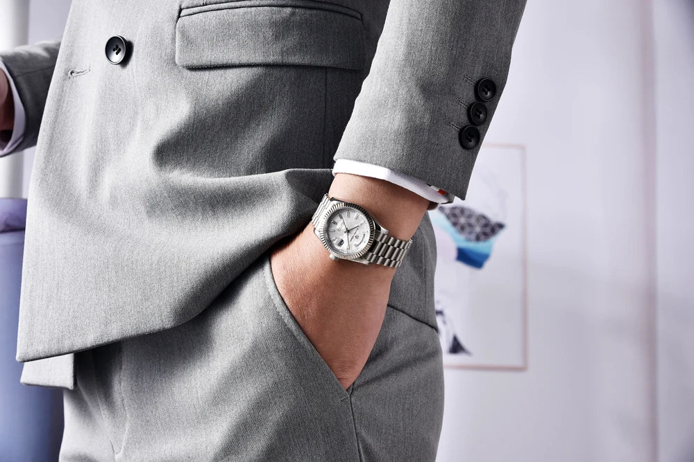 PAGANI DESIGN Automatic Watch — Double Calendar, Sapphire Crystal