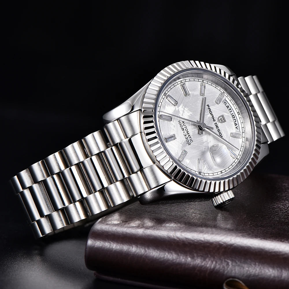 PAGANI DESIGN Automatic Watch — Double Calendar, Sapphire Crystal
