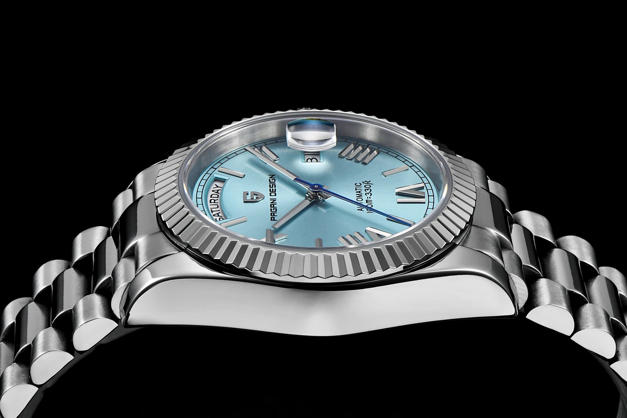 PAGANI DESIGN Automatic Watch — Double Calendar, Sapphire Crystal